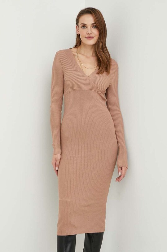 Haljina Answear Lab 2937.WK smeđa WZ22