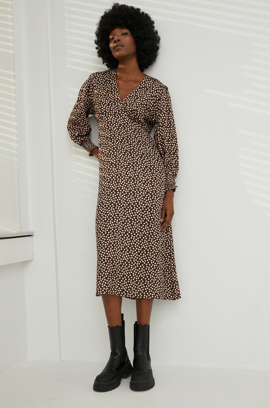 Answear Lab sukienka casual brązowy 13598RVSDBU.js1