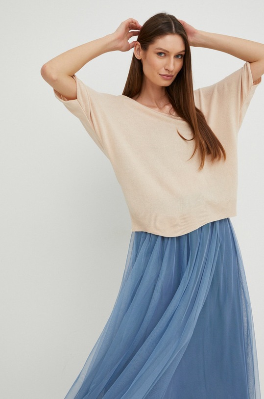 Odzież Answear Lab sweter 9424.js beżowy