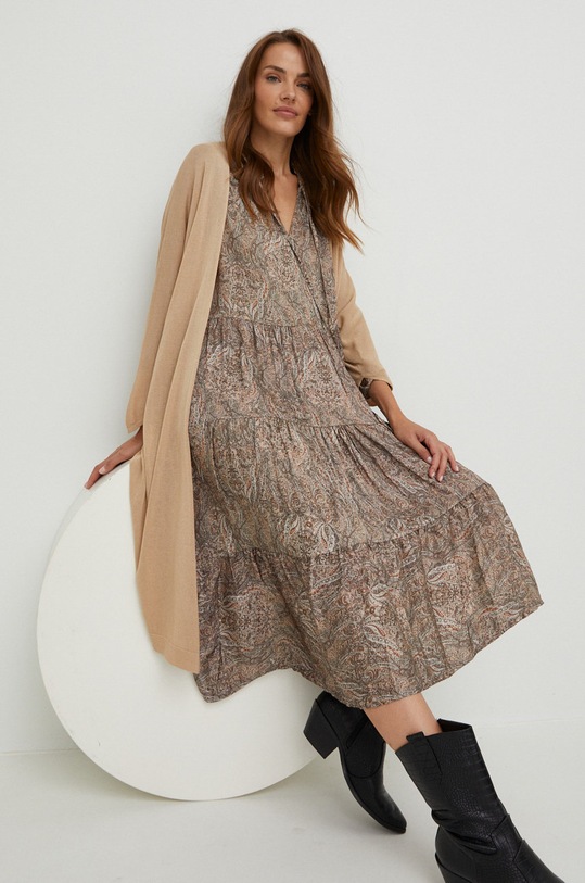 Answear.LAB kardigán 3017.1WK barna WZ22