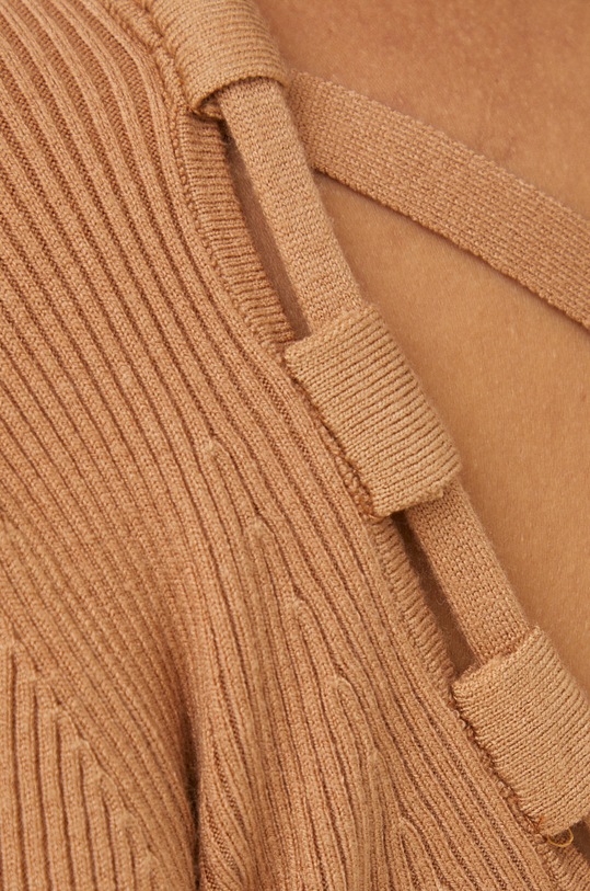 Answear Lab sweter xf6032.2WK brązowy