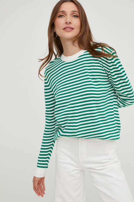 Answear Lab sweter pozostałe zielony POM3.JS