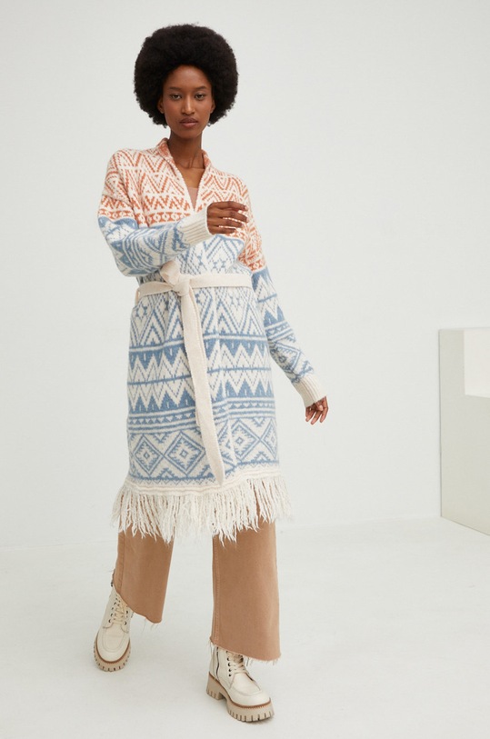 Kardigan Answear.LAB yhc470.w modrá WZ22