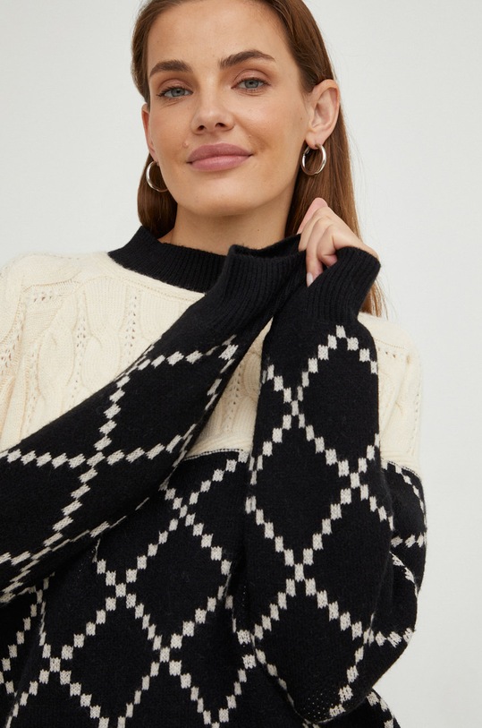 Vlněný svetr Answear.LAB Y237.JS černá