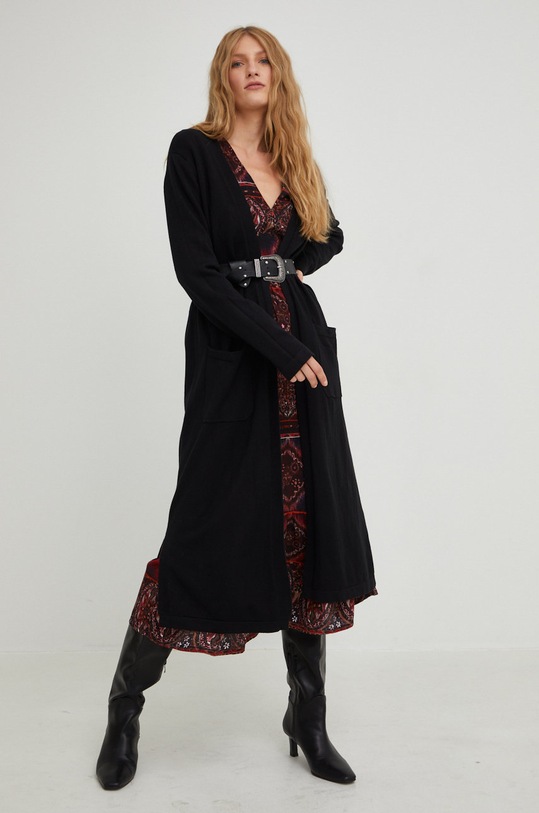 Answear Lab cardigan 22005.WK negru WZ22