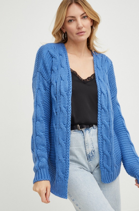 Odzież Answear Lab kardigan 3538.js niebieski