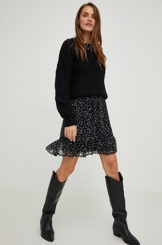 Answear Lab sweter pozostałe czarny 3541.1.js