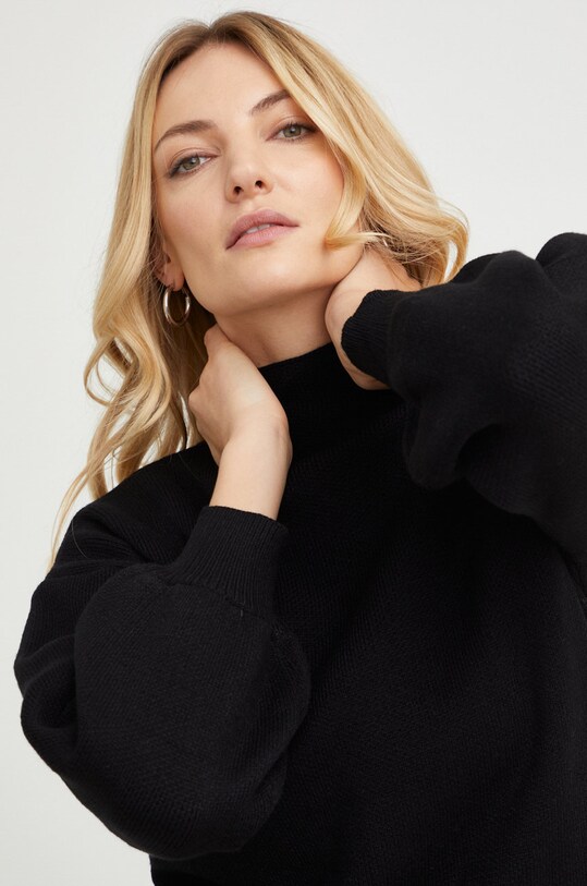 Answear Lab sweter czarny z125.W