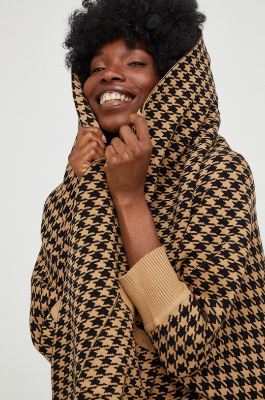 Answear Lab kardigan AMSSL6011A.js1 beżowy