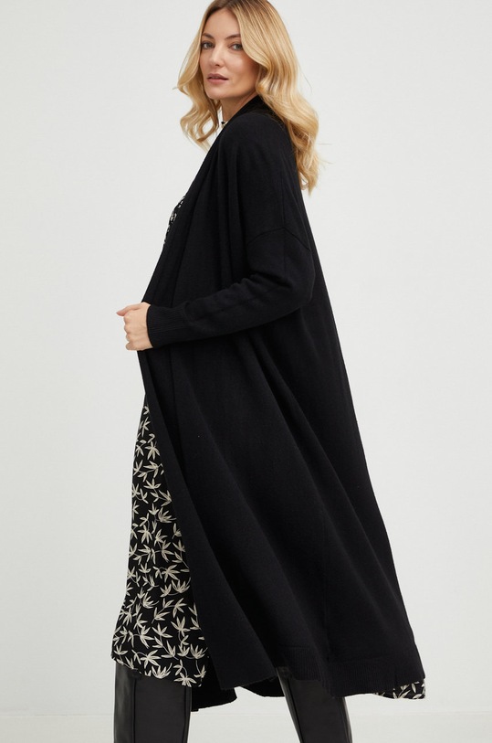 Odzież Answear Lab kardigan z wełną 3032.WK czarny