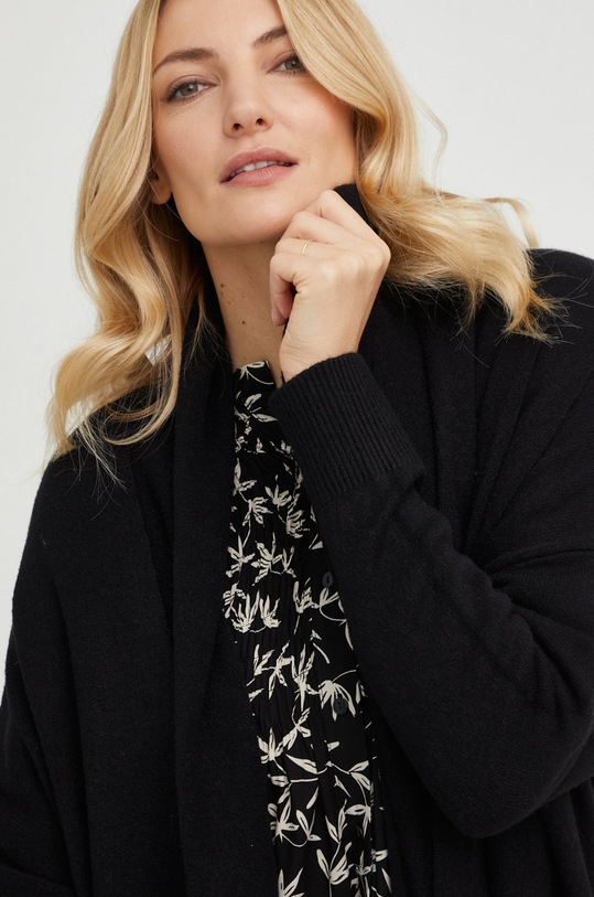 Answear Lab kardigan z wełną 3032.WK czarny