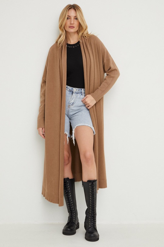 Answear Lab sweter z wełną beżowy 3032.1WK