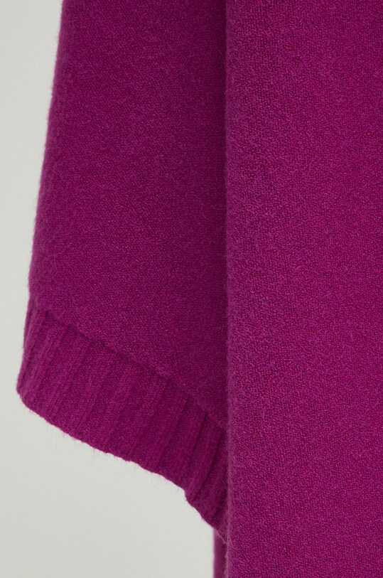 Answear Lab poncho z wełną 25060js
