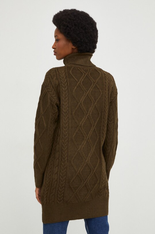 Odzież Answear Lab sweter z wełną lu2318.3w zielony