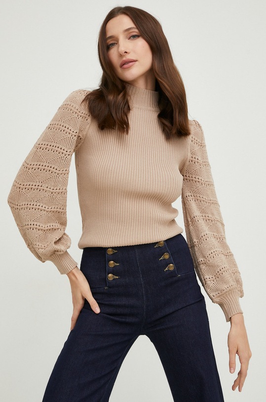 Svetr Answear.LAB polorolák béžová 2999.js