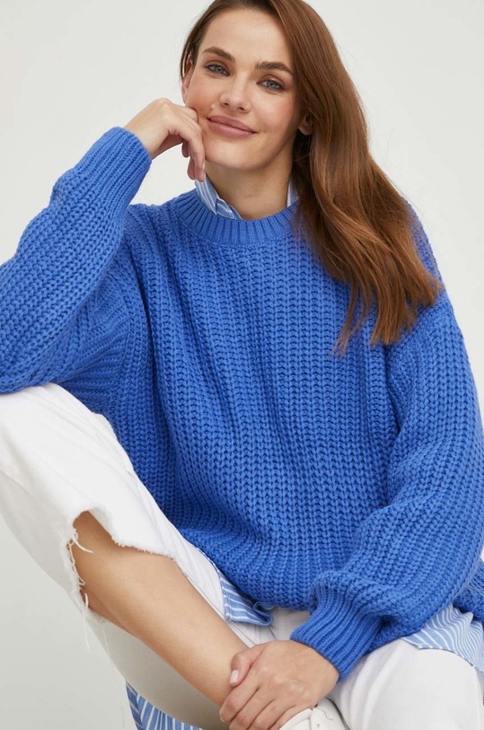 Answear Lab sweter pozostałe niebieski 221013.DB