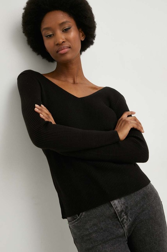 Answear Lab sweter pozostałe czarny 2222203.DB