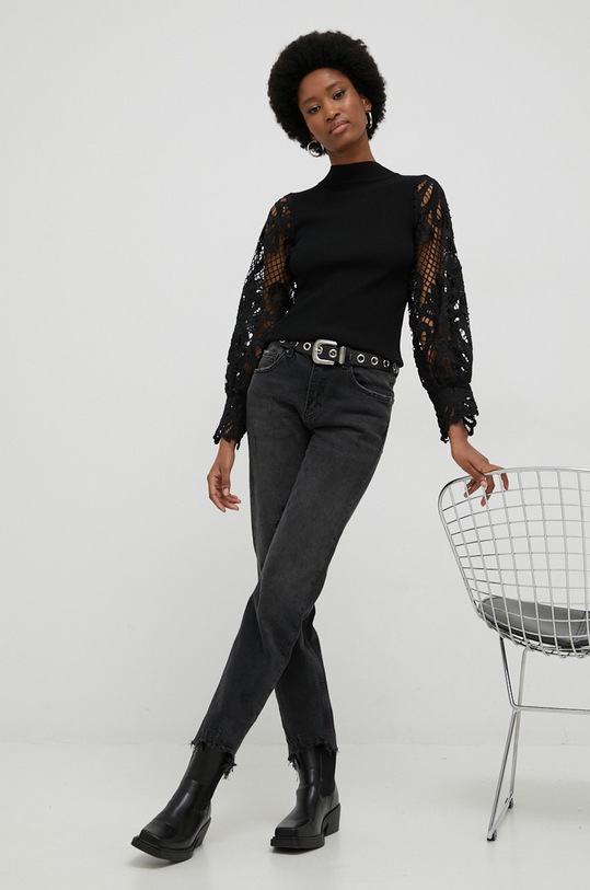 Answear Lab sweter MCY03520.WK czarny WW23