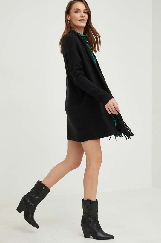 Answear Lab kardigan z wełną 5015.js czarny WW23