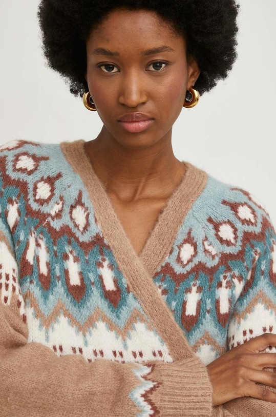 Answear Lab kardigan brązowy YH0142.1WK