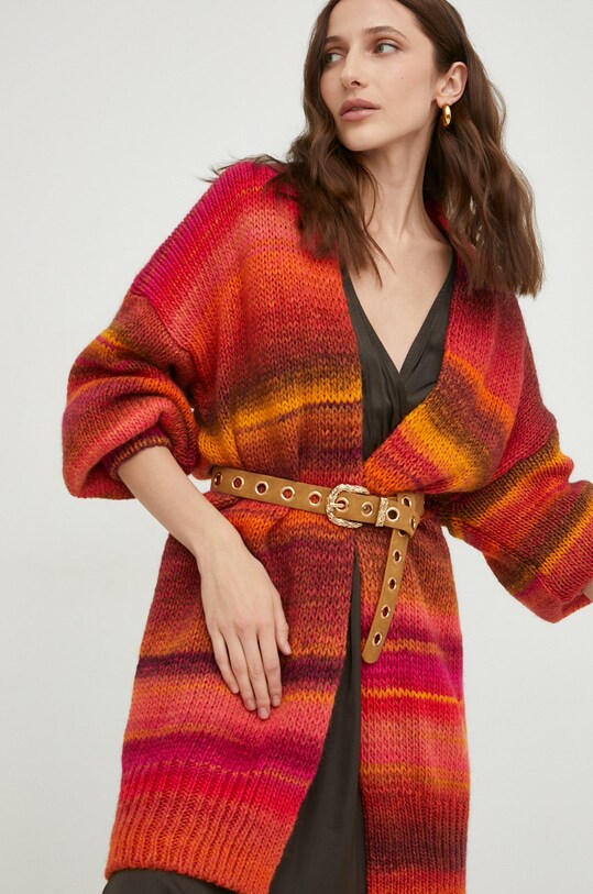 Answear Lab cardigan din lana portocaliu G10573.1WK