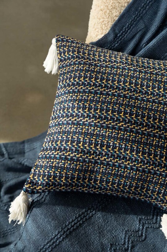 Dekoračný vankúš Answear.LAB podu2.DB tmavomodrá WZ22