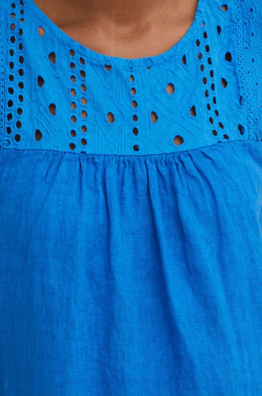 Lněná halenka Answear.LAB G21077.1.w modrá