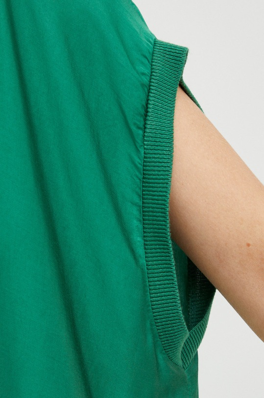 Answear Lab bluzka z jedwabiem G12570.w zielony