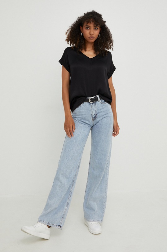 Tričko Answear.LAB 63653.WK černá WZ22