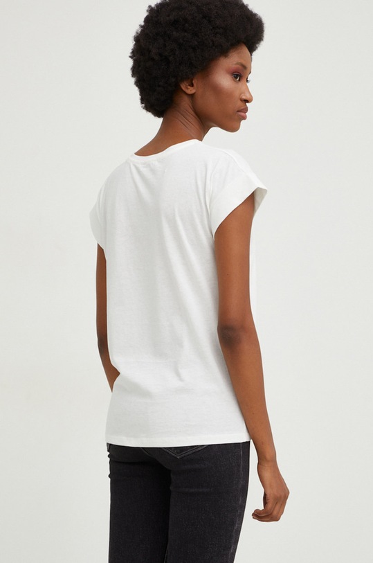 Îmbrăcăminte Answear Lab tricou din bumbac 14527.w alb