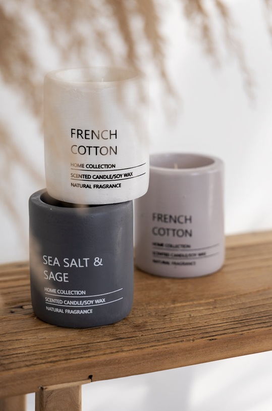 Answear Lab zestaw świec zapachowych (3-pack) beżowy VE183630.WK