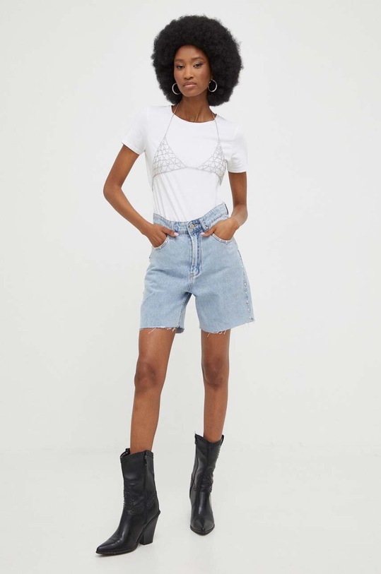 Akcesoria Answear Lab biustonosz ozdobny X kolekcja limitowana BE SHERO bikini.1H srebrny