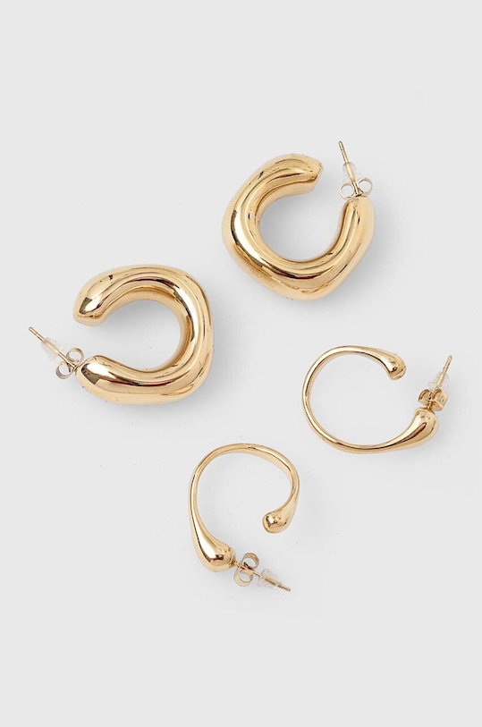 Σκουλαρίκια Answear.LAB 2-pack χρυσαφί ags.22427.ags22423.fh