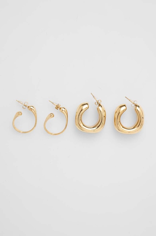 Σκουλαρίκια Answear.LAB 2-pack ags.22427.ags22423.fh χρυσαφί WZ23