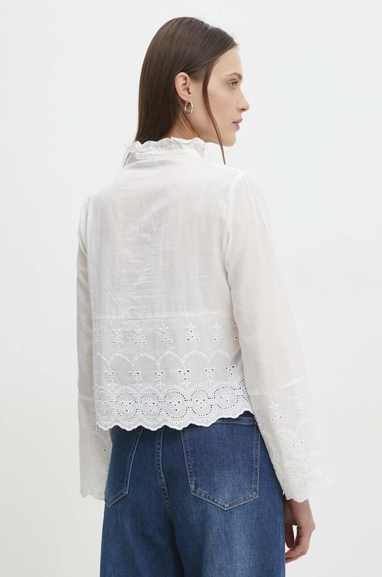 Дрехи Памучна риза Answear Lab 90728.KK бял