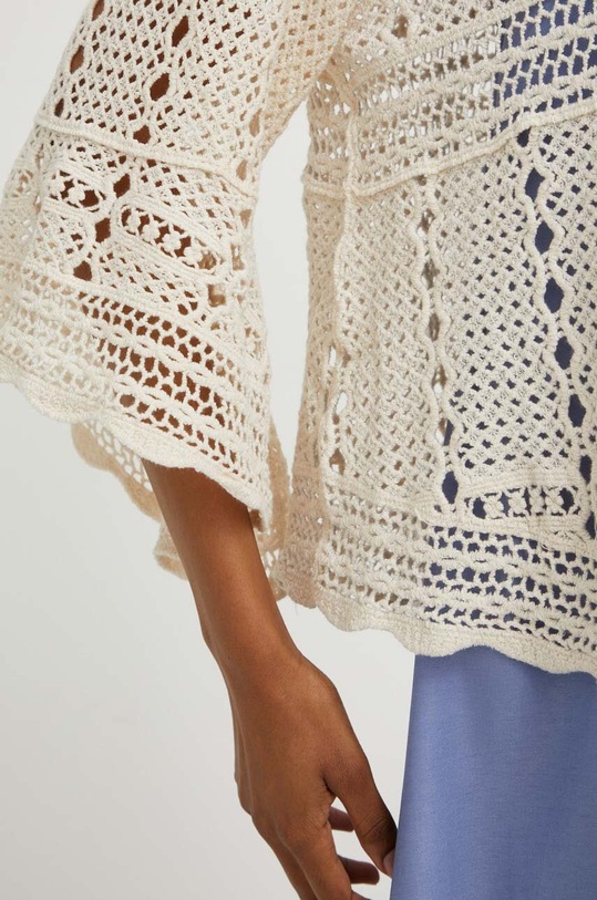 Answear Lab bluza din bumbac 240.KK bej