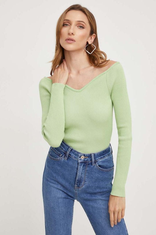 Answear.LAB pulóver zöld tt3401z.1TKK