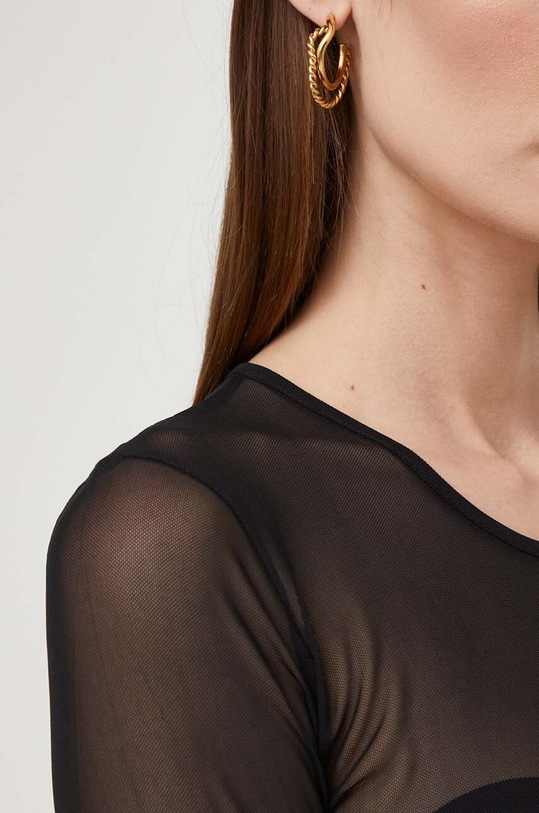 Answear Lab bluzka X kolekcja limitowana NO SHAME 29600.1.FKK czarny