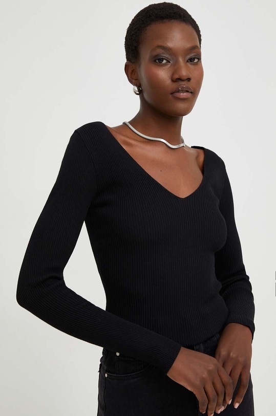 Longsleeve Answear.LAB X limited collection NO SHAME Z1321.HWK μαύρο WZ23