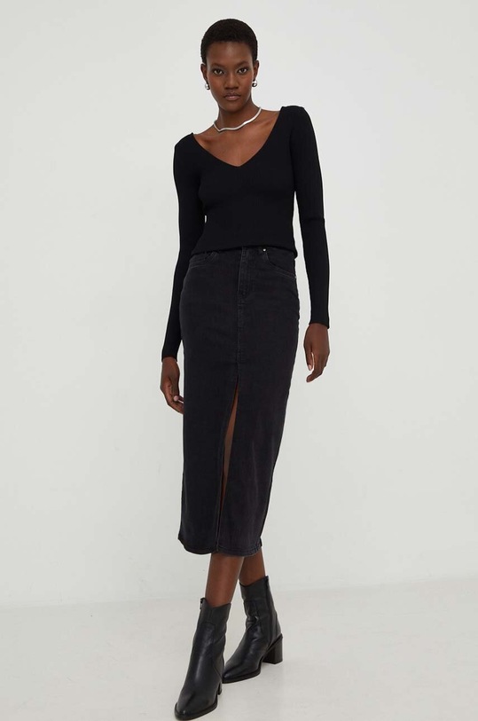 Ρούχα Longsleeve Answear.LAB X limited collection NO SHAME Z1321.HWK μαύρο