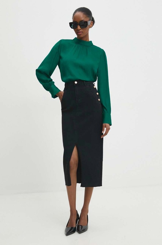 Answear Lab bluzka 321218.HWK zielony WW24