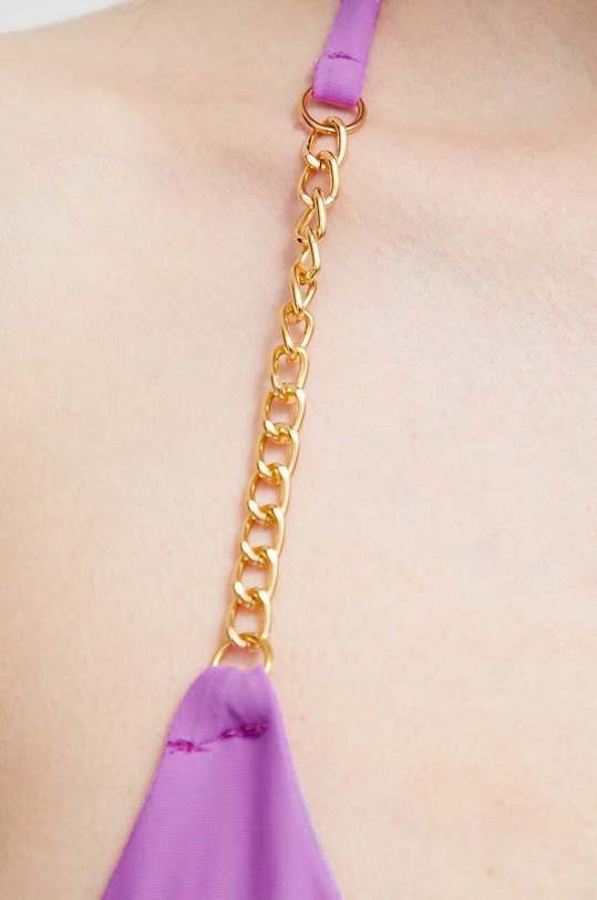 Plavková podprsenka Answear.LAB mb1555.pi.go.js ružová