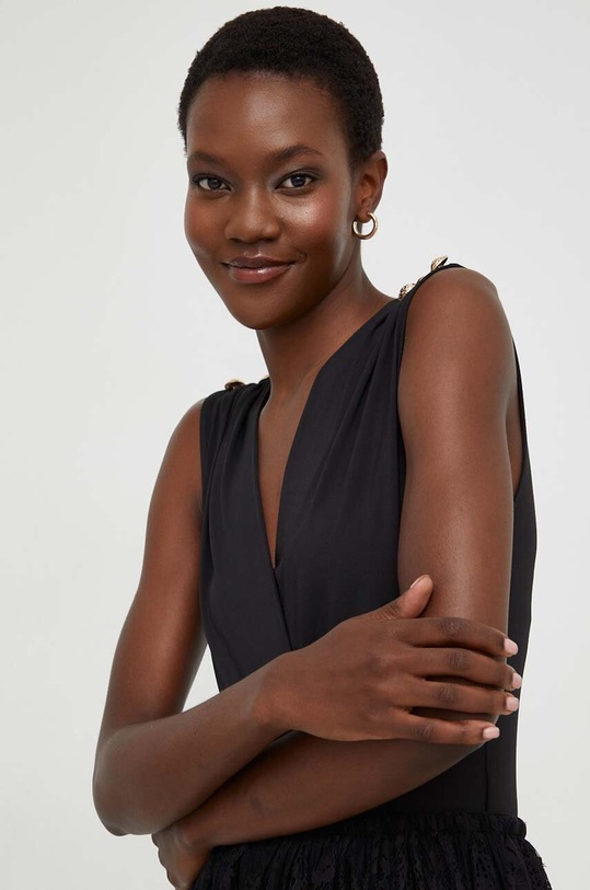 Body Answear.LAB X omejena kolekcija NO SHAME Z elastanom črna Z9679.HWK