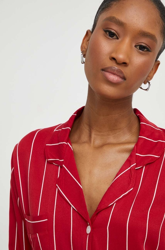 Pyžamo Answear Lab 60416.60413.TWK červená