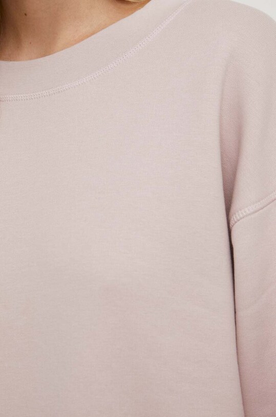 Answear Lab bluza bawełniana WZ23.BLD00A.tjs różowy