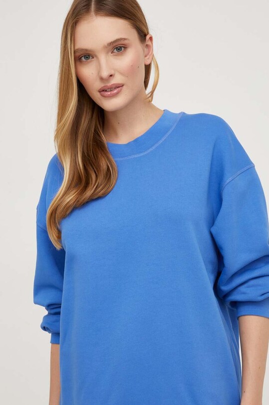 Odzież Answear Lab bluza bawełniana WZ23.BLD00A.tjs niebieski