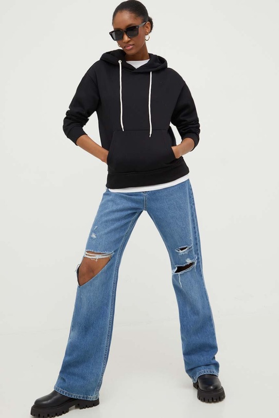 Answear Lab bluza bawełniana bawełna czarny 31512.fh