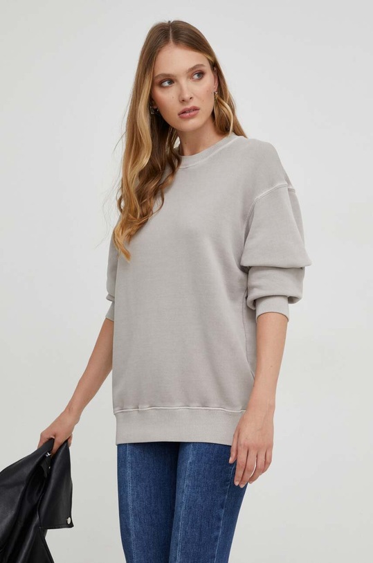 Answear Lab bluza bawełniana bawełna beżowy mlk.beig.tjs