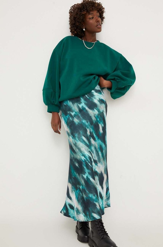 Answear Lab bluza bawełniana 93880.fh zielony WZ23