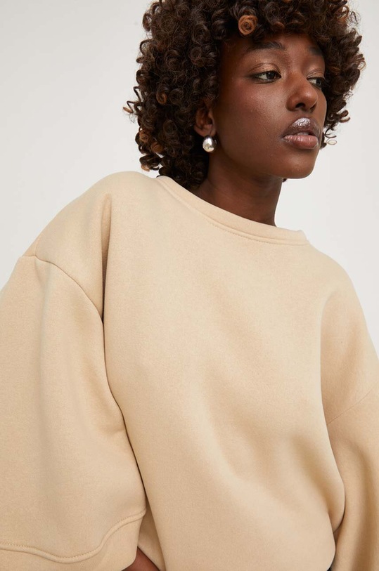 Answear Lab bluza bawełniana beżowy 93880.fh